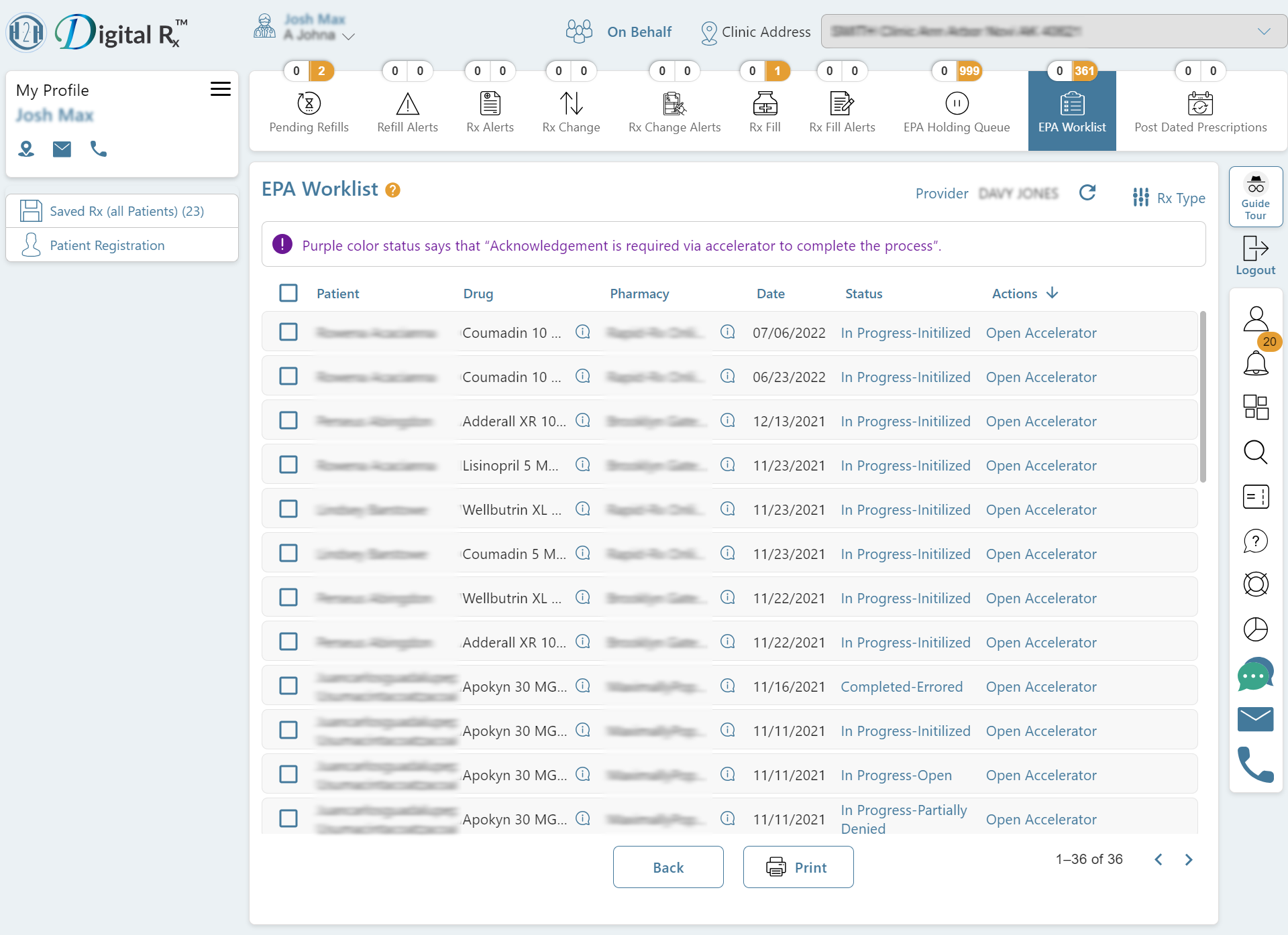 ePA prior authorization e-prescription platform